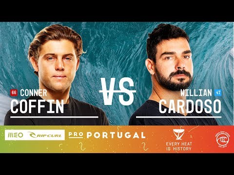 Conner Coffin vs. Willian Cardoso - Round of 32, Heat 14 - MEO Rip Curl Pro Portugal 2019