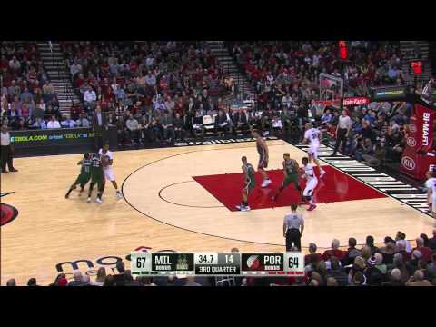 Chris Kaman Highlights Bucks vs. Blazers 12.17.2014 - 6 Points, 3 Rebounds