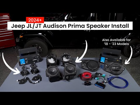 Audison Prima | The Ultimate Plug & Play Speaker Upgrade for 2024+ Jeep Wrangler & Gladiator
