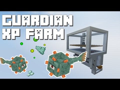 Minecraft: Guardian Farm with Spawner [Works in 1.14]