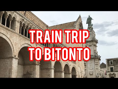 Train trip from Bari to Bitonto 🇮🇹