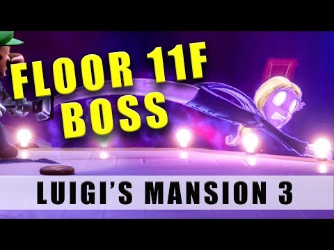 Luigi's Mansion 3 Magician ghost boss - How to beat the Floor 11F Twisted Suites boss
