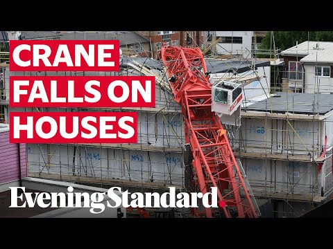 Bow crane collapse: One person missing and four injured after crane falls on east London houses