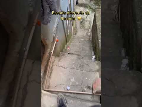The unique staircase in the Rocinha favela #laudodecria #rocinha