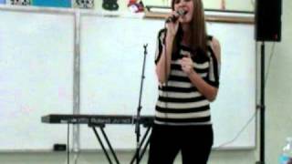 Tiffany  Thomas singing &quot;I Am Not Alone&quot; by Natalie Grant (Cover)