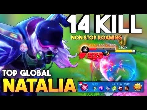 ❧ 14 KILL! NATALIA BEST BUILD 2021 | TOP 1 GLOBAL NATALIA | NATALIA GAMEPLAY  | MOBILE LEGENDS ❧