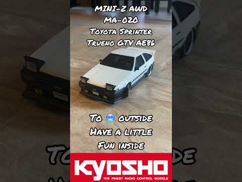 Thumbnail for Kyosho Mini-Z Toyota GTV AE86 Trueno #shortsvideo #shorts by Toyota GTV