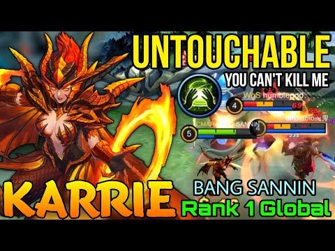 Untouchable Karrie Dragon Queen Perfect Play! - Top 1 Global Karrie by BANG SANNIN - Mobile Legends
