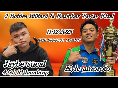 UBOSAN NG ARAY JAYBE SUCAL 4,6,8,10 vs KYLE AMOROTO💵💵💵