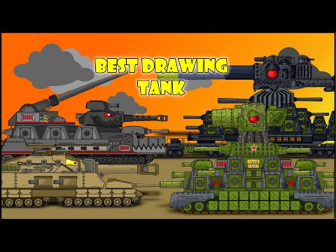 Drawing The Best Tanks Part 4 - Cartoons About Tanks