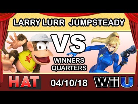 HAT 17 - Larry Lurr (DiddyKong) Vs. Jumpsteady (Zero Suit Samus) Winners Quarters - Smash 4