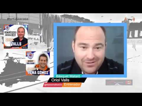 Bàsquet Mataró -  Tertúlia a Casa amb Oriol Valls i Alberto Peña