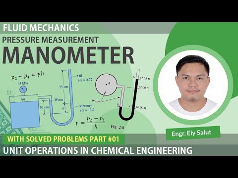 MANOMETERS | PART 1| PRESSURE MEASUREMENT (TAGALOG) | ENGINEERING FLUID MECHANICS AND HYDRAULICS