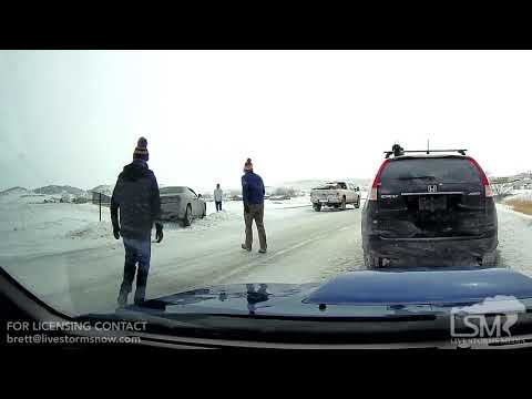 03-02-19 Blackhawk, SD - Motorists Help Stranded Vehicle in Snow