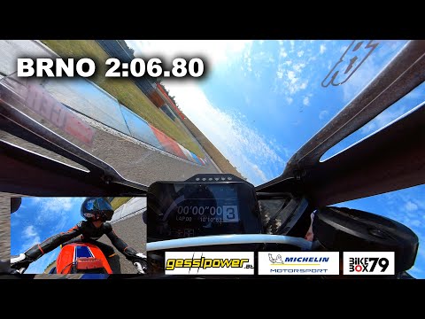 ONBOARD Honda CBR1000RR-R & MICHELIN POWER PERFORMANCE IN BRNO | 2:06.8