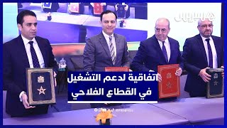 خطوة لدعم التشغيل الفلاحي عبر اتفاقية بين وزارتي الفلاحة والشغل thumbnail