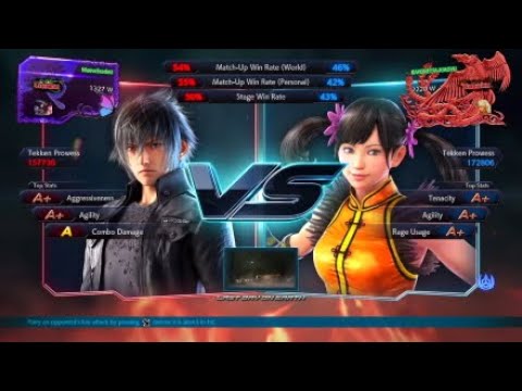 Tekken 7 | Online - Player Matches - MaeveScarlett (Noctis) vs  (XiaoYu) BAYONETTA-XIAOYU