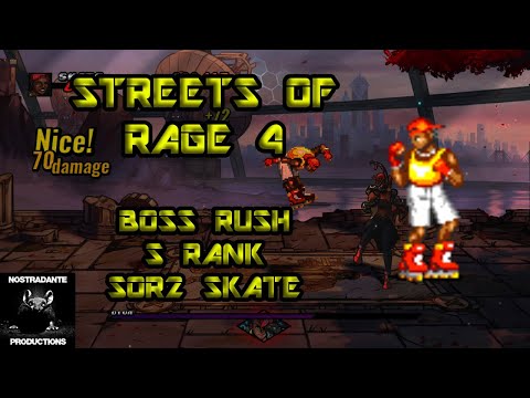 Streets Of Rage 4: Boss Rush - S Rank With SOR2 Skate