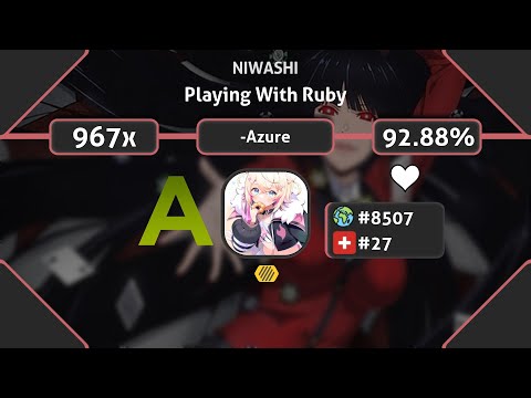 -Azure | NIWASHI - Playing With Ruby[Fortississimo] 8.12⭐ +HD