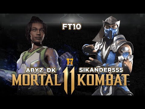@sikander555  Vs Abyz_DK - FT10 Pro Gameplay (Sub-Zero vs Jacqui) - 【Mortal Kombat 11】
