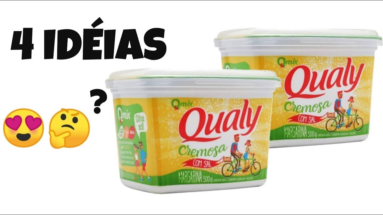 4 IDEIAS CRIATIVAS COM POTE DE MARGARINA ❤️