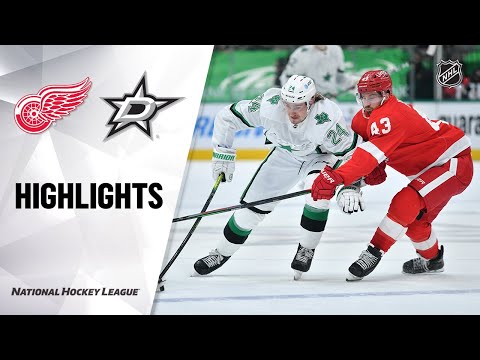 Red Wings @ Stars 4/19/21 | NHL Highlights