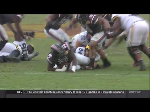 2018 Outback Bowl USC vs Michigan - Javon Kinlaw Fumble Recovery