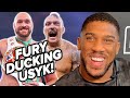 Anthony Joshua SOUNDS OFF on Tyson Fury DUCKING Usyk! Says Hearn wounded after losing Canelo!