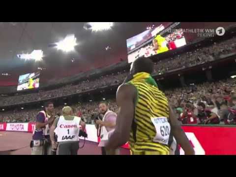Leichathletik WM 2015 in Peking - Usain Bolt holt Gold auf 100m