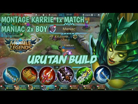 Montage marksman karrie  in 1x match!!! Maniac 2x, fast farm boy