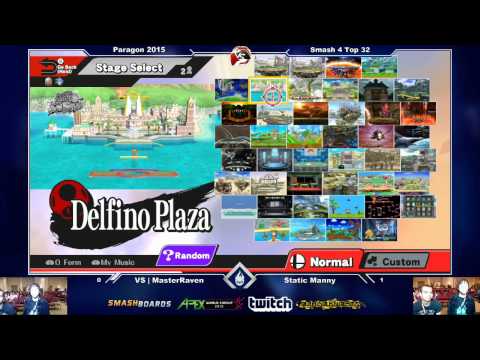 Paragon Orlando 2015 - Winners R3 - VS | MasterRaven (Sheik) vs. STVG | StaticManny - Smash4