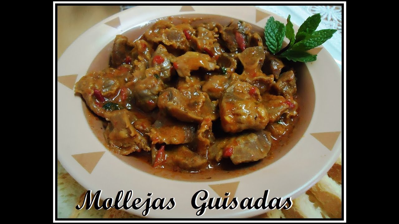 Receta fácil de mollejas guisadas