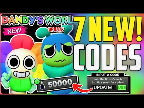 ⚠️Achievement!⚡[CODES]⚠️DANDY'S WORLD ROBLOX CODES 2026 - DANDYS WORLD CODES 
