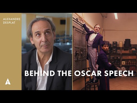 Thumbnail of the video: Alexandre Desplat | Best Original Score for 'The Grand Budapest Hotel' | Behind the Oscars Speech