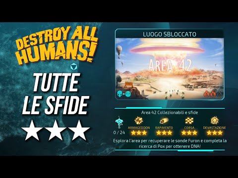 DESTROY ALL HUMANS! REMAKE (ITA) - Area 42 : All Challenges ★★★