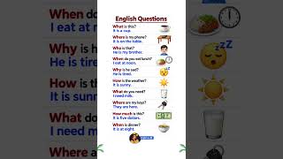💬 Everyday Questions for Beginners