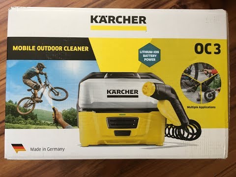 Kärcher Mobile Outdoor Cleaner in Szene gesetzt Review Testbericht Kennenlernen