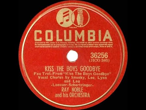 1941 Ray Noble - Kiss The Boys Goodbye (Snooky Lanson & trio, vocals)