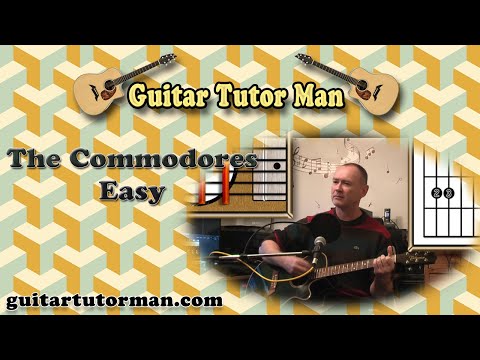 Easy - The Commodores - Acoustic Guitar Lesson