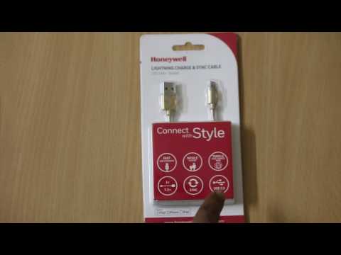 Honeywell Apple Lightning Sync & Charge Cable 1Mtr (Braided)