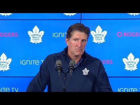 Maple Leafs Morning Skate - Mike Babcock - September 28, 2019