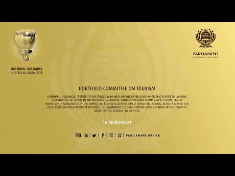 Portfolio Committee on Tourism, 16 March 2021