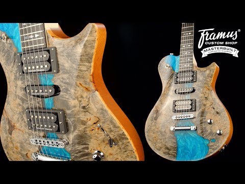 Framus Custom Shop Masterbuilt - Panthera II Studio Supreme - 1" Burl Madrone Top #18-3907
