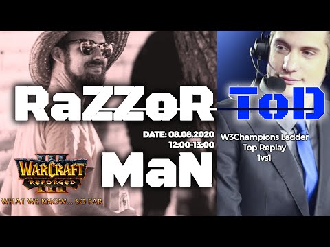 RaZZoRMaN vs ToD | HARD FLAMING | ACTION PACKED GAME | ARROGANT | 1vs1 | WARCRAFT III REFORGED | W3