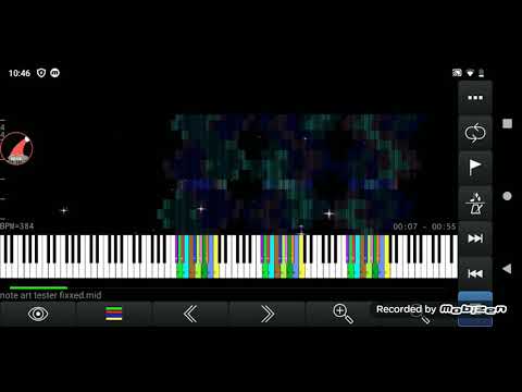 [Black MIDI] Note art Lag tester 16.1 million notes