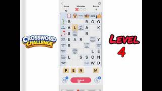 Crossword Challenge Level 4 Walkthrough