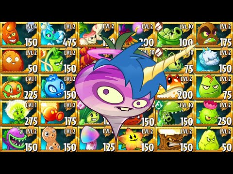 PvZ 2 Best Team Plant Max Level Vs All Egypt Zombie Level 10 - Who is Best ?