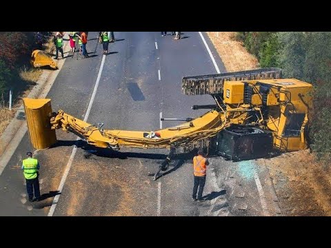 20 Extreme Dangerous Idiots in Excavator Compilation - Truck Fail Operator Skill - Excavator Working