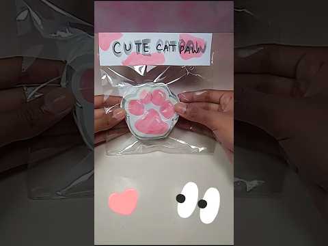 DIY cute taba squishy | cat paw taba squishy #shorts #diy #cute #easy #crafts #art #diyideas #fyp