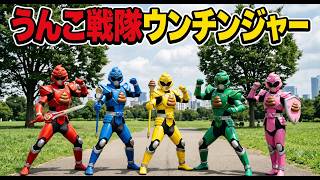 「うんこ戦隊ウンチンジャーの歌」AIが歌うみんなのうた
